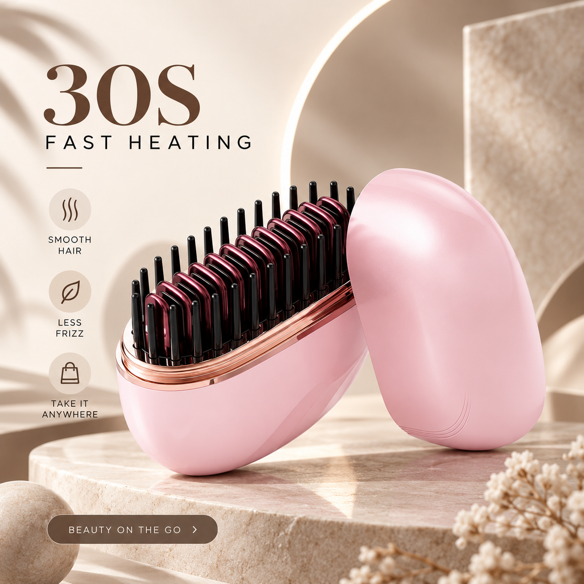 Cordless Hair Straightening Comb